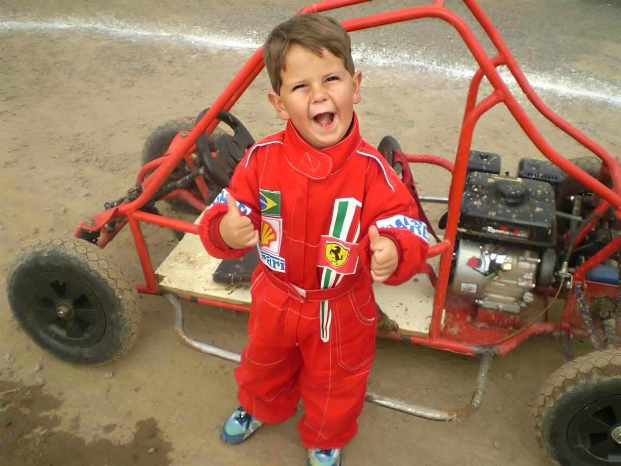 Young Mayke Naderer racing